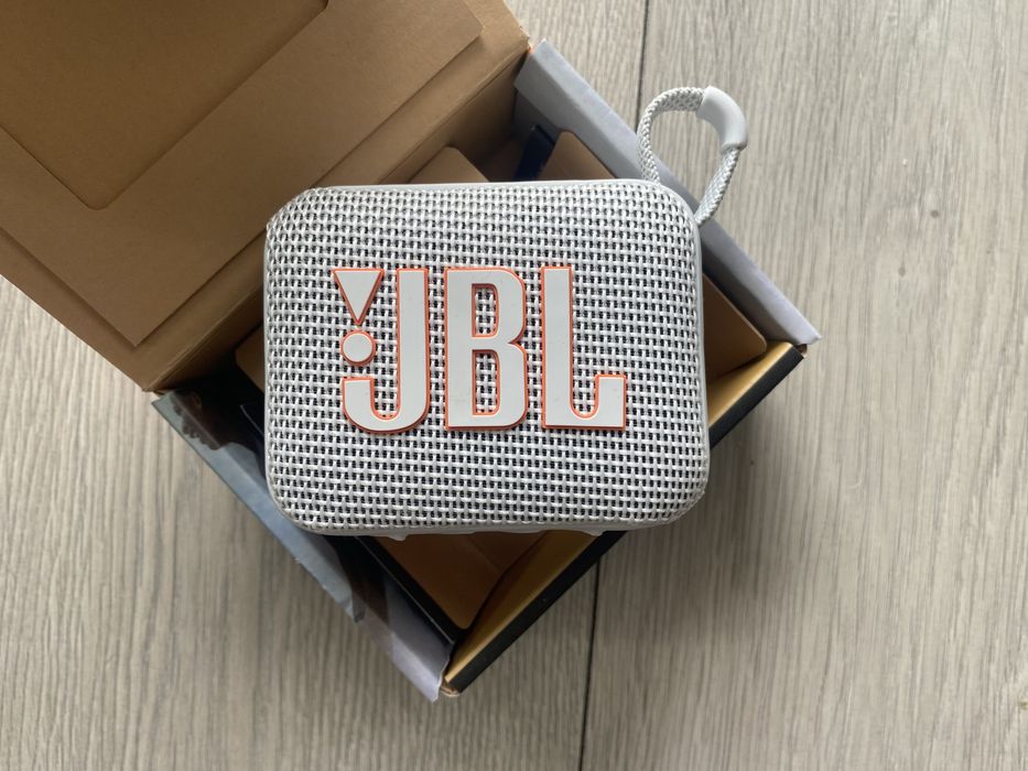 Nowy Oryginalny Głośnik Przenośny Bluetooth JBL - Go 4 Kolor Srebrny