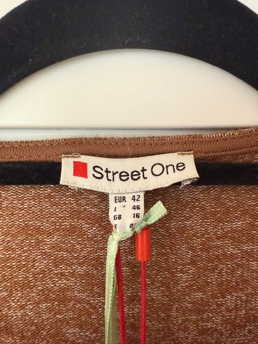 Kardigan pieprzu sól, z metką Street One