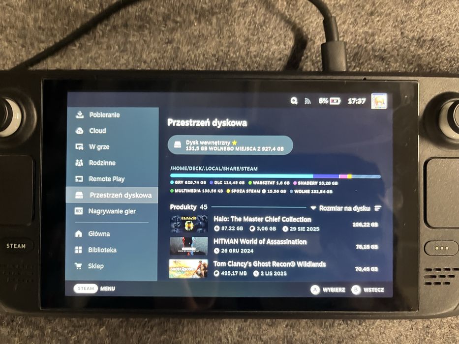 Steam Deck LCD 1TB Wiercień Mały • OLX.pl