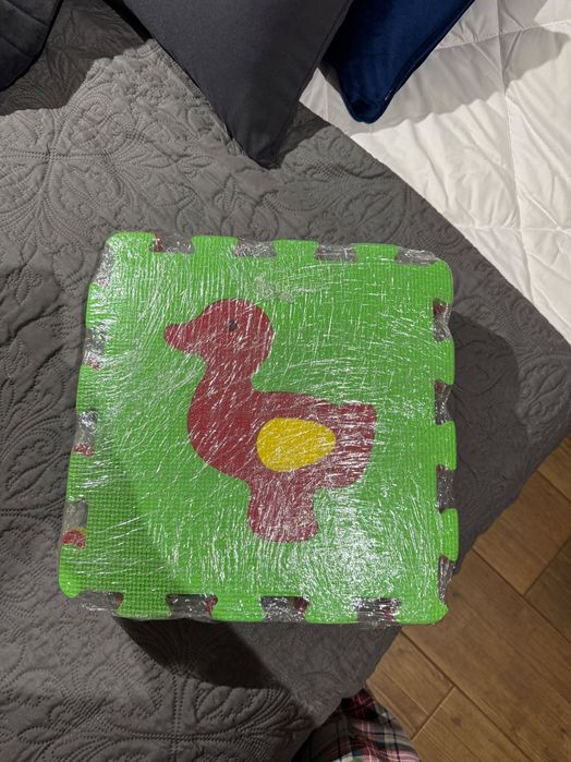 Tapete puzzle animais