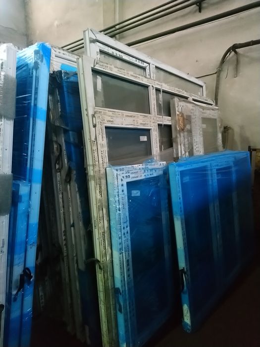 Вікна та двері розпродаж нові в наявності, різні розміри.