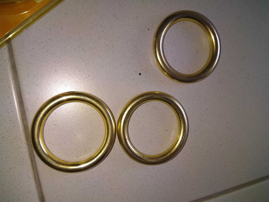 Argolas  para barra de cortinados