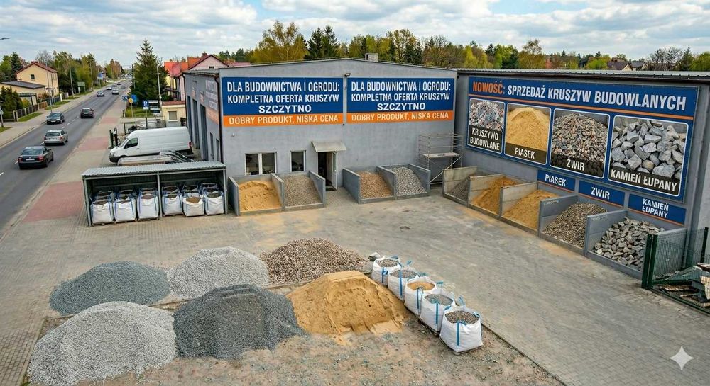 Piasek Żwir Pospółka Transport Szczytno i okolice