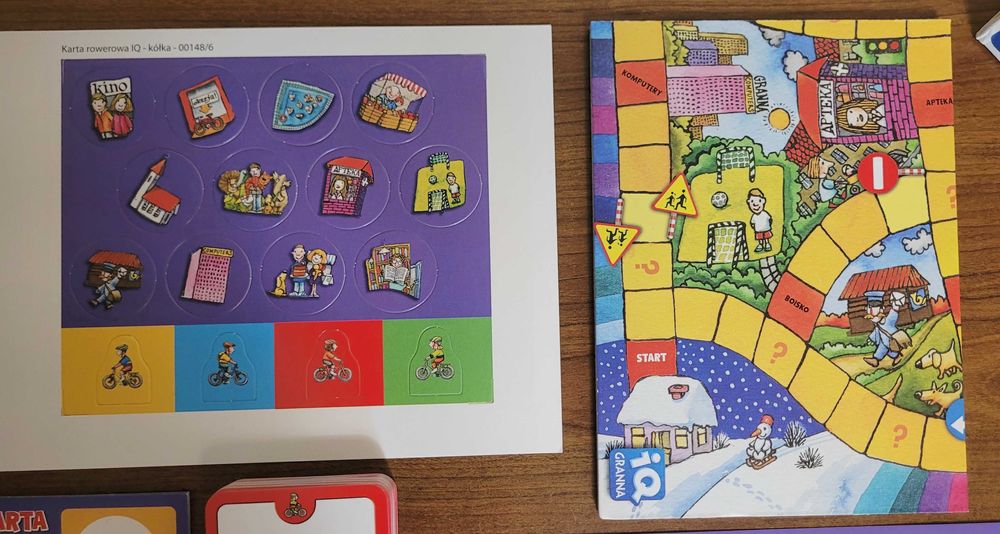 Gra Edukacyjna "Karta Rowerowa"  KOMPLETNA BDB