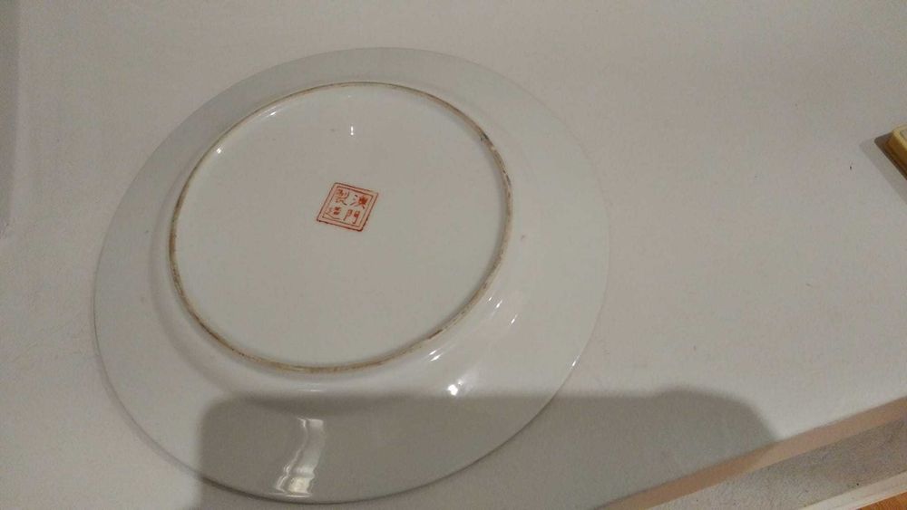 Prato porcelana chinesa Mandarim