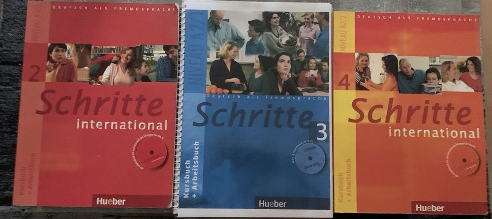 Підручники з німецької Schritte 2,3,4