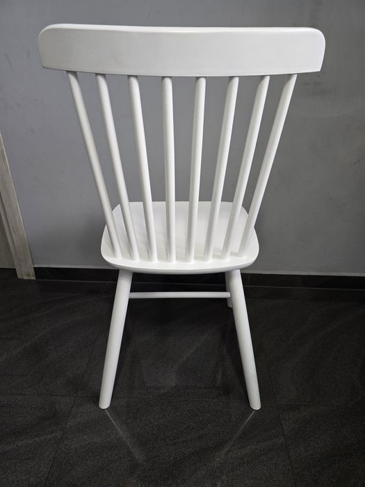 Krzesła drewniane białe Homla NOWE