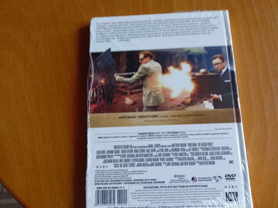 Kingsman złoty krąg  dvd