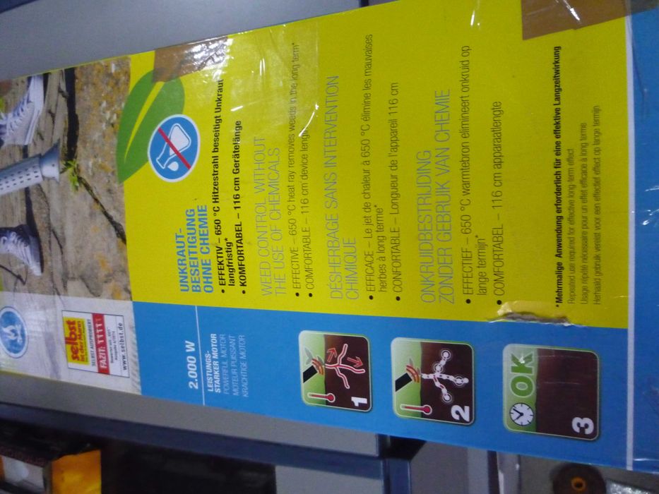 Wypalarka do chwastów GLORIA Zapalniczka do grilla