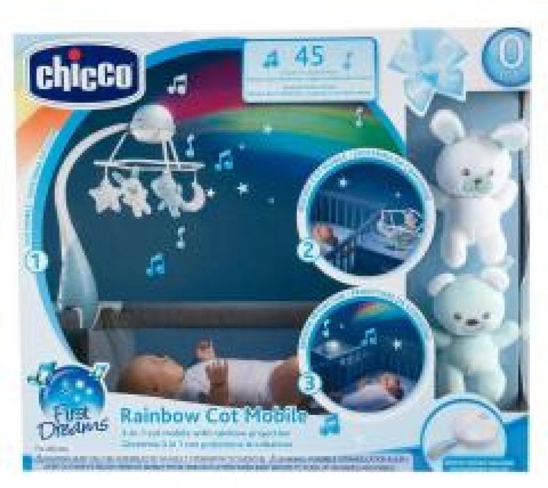 Karuzela Rainbow 3w1 niebieska pudełko,409x355 mm