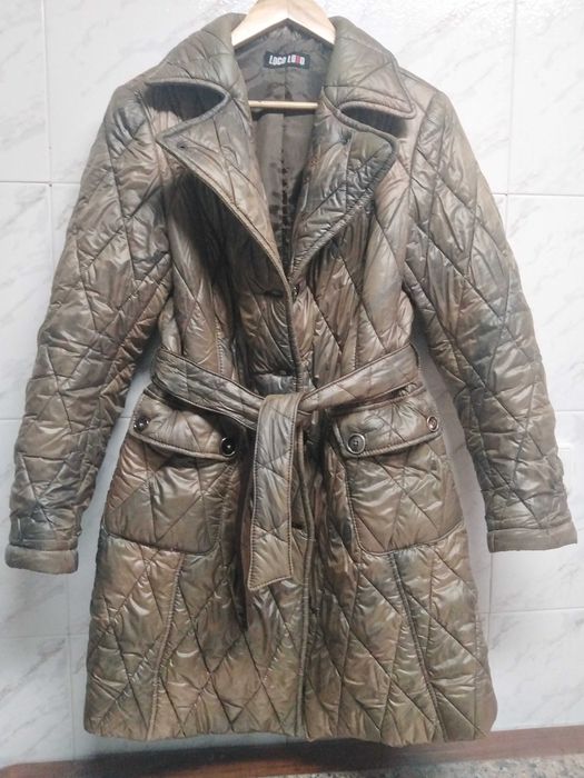 Casaco verde mesclado