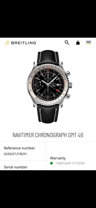 Zegarek Breitling Navitimer GMT 46