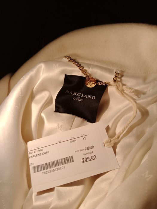 Poncho branco Marciano By Guess
