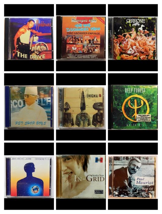 Диски CD разных направлений музыки