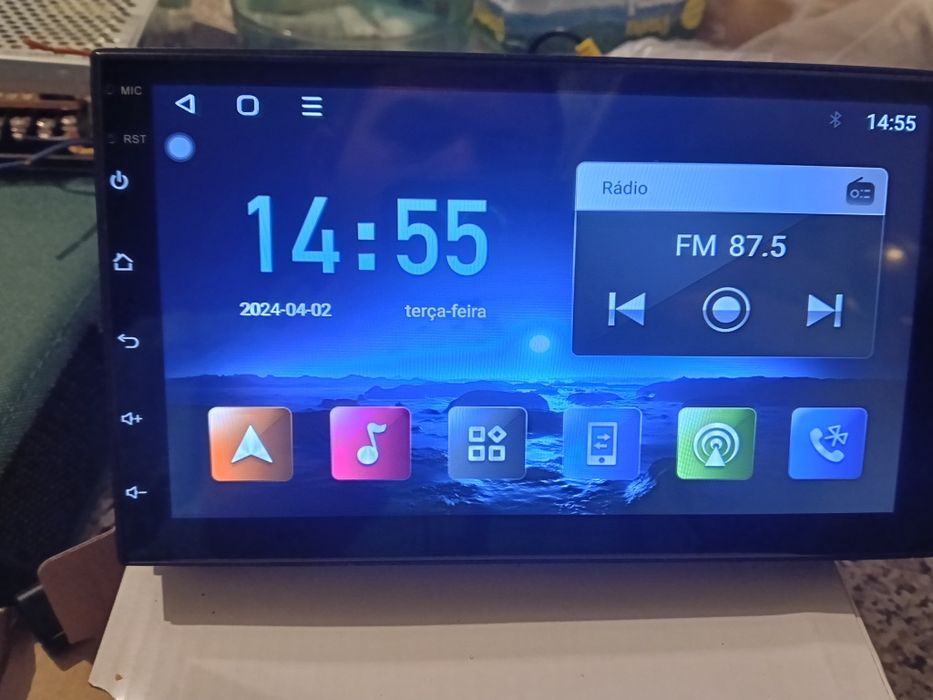 Auto radio android e som