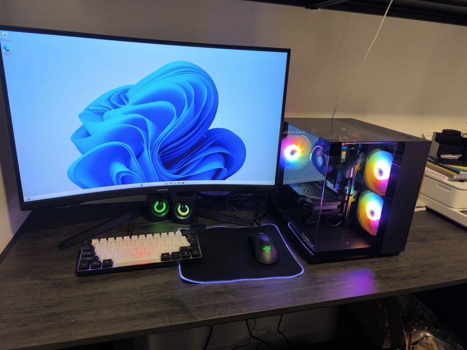 Pc Gaming R5 4060RTX + Ecrã + Periféricos 3x Sem Juros
