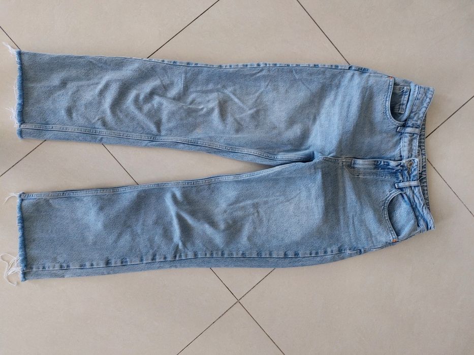ZARA jeansy mom fit straight 38 M