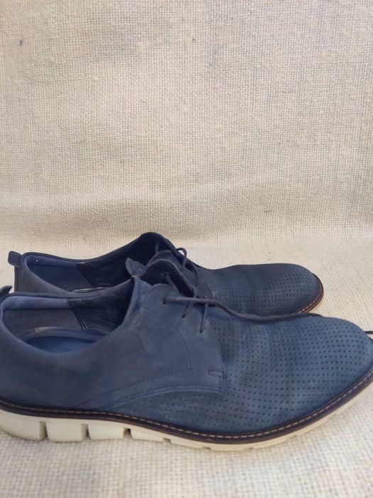 Półbuty męskie skórzane ecco