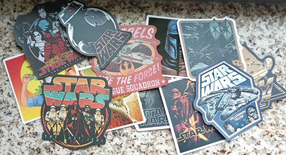 AUTOCOLANTES Marvel Star Wars Varios