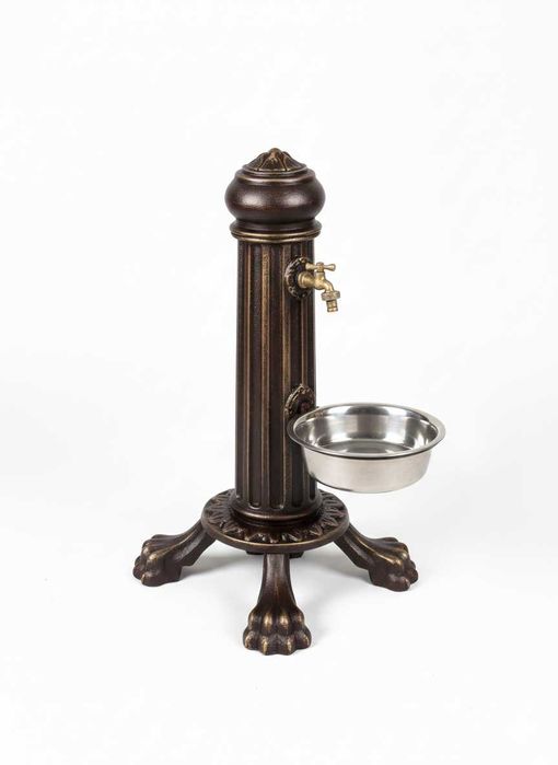 Садова чавунна колонка «Айда» — поїлка для собак та котів