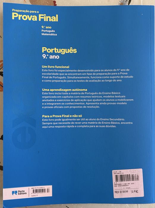 Livro de Preparação para a Prova Final de Português 9 ano