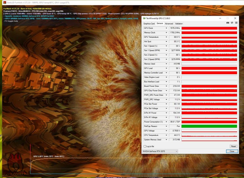 ігрова відеокарта RTX3070 nVidia Founders Edition. Trade-in