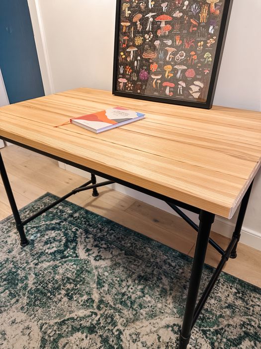 Biurko drewniane Ikea loft Kullaberg