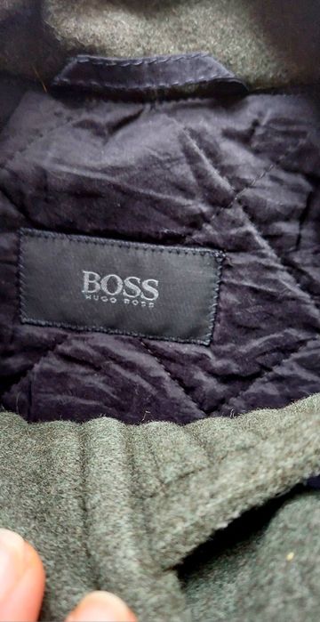 Hugo Boss r.L-XL kurtka, płaszcz wełna + kaszmir