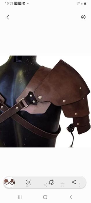 Dwa Naramienniki średniowieczne strój karnawałowy