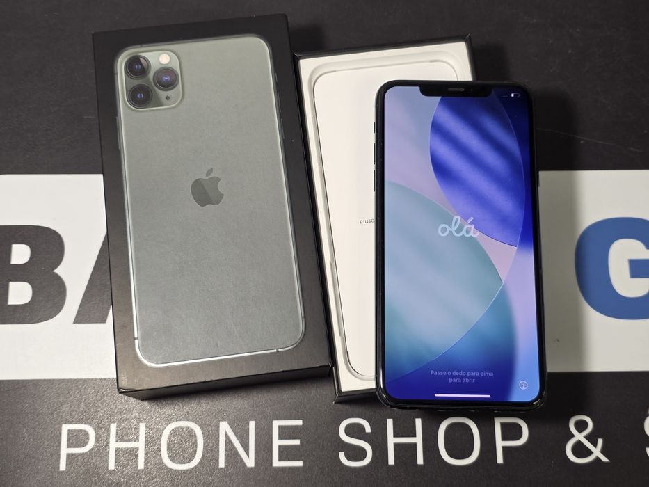 Sklep bardzo ladny Apple Iphone 11 Pro Max 64gb green bateria 72%