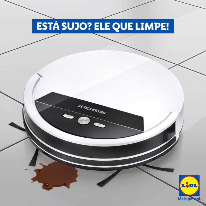 Vendo Robot de Limpeza 2 em 1 Silvercrest - Novo com garantia