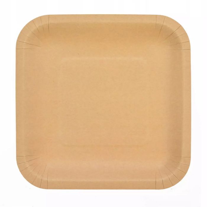 Talerzyki Papierowe Ekologiczne Kraftowe 23Cm 6Szt. Nowy Produkt