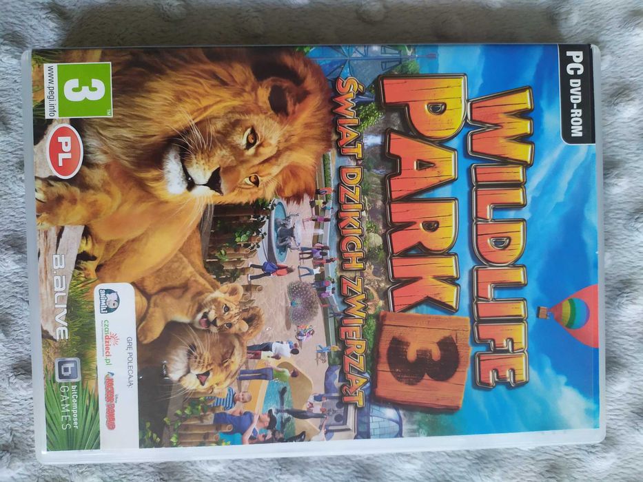 Gra na komputer PC Wildlife Park 3 świat dzikich zwierząt