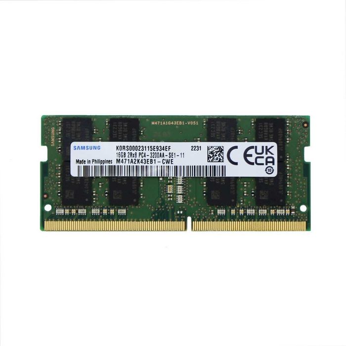 Memória portátil Samsung SO-DIMM DDR4 3200MHz 16GB