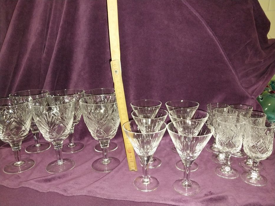 Хрустальные рюмки, стопки, бокалы, стаканы