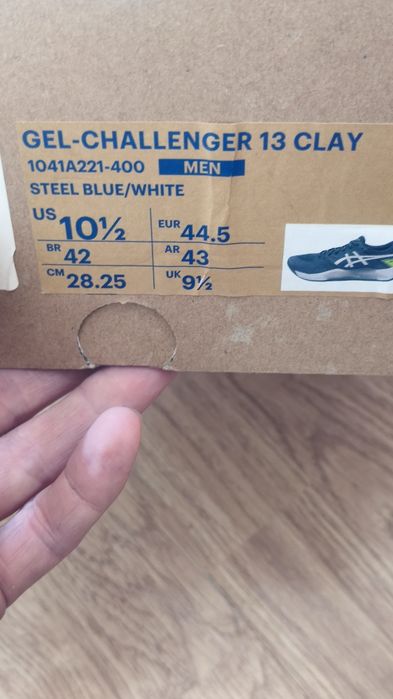 Asics-Gel-Challenger 13 Clay Novos 44,5