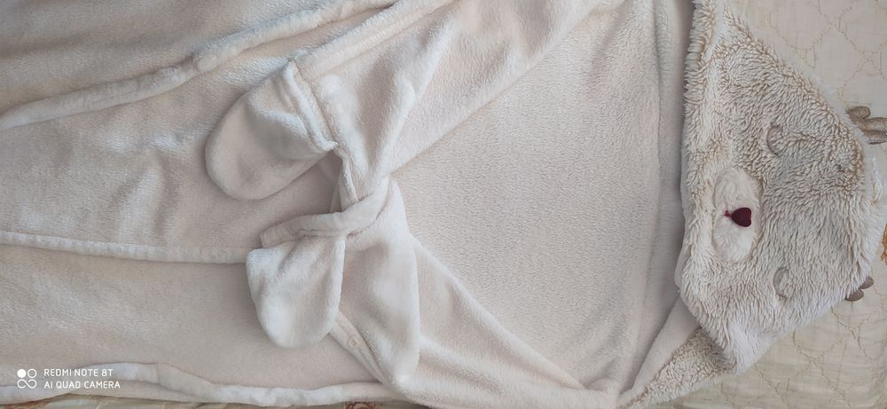 Peleryna z polaru po kąpieli 135/140 12 zł wyprzedaż