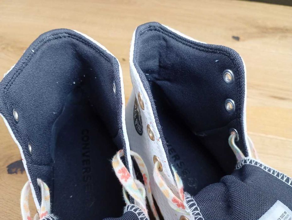 CONVERSE Chuck Taylor All Star Lift, Splatter, trampki, platforma, 37