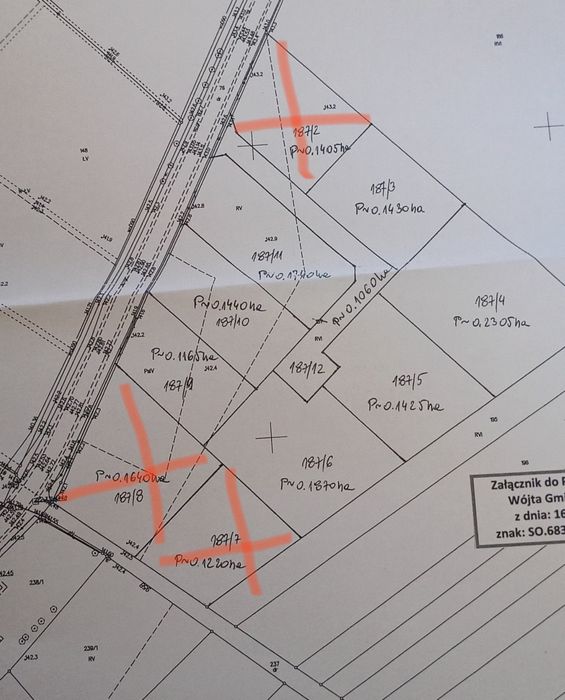 Działki budowlane Rembieszów