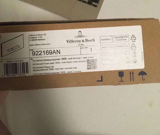 Placa de descarga Villeroy & Boch
