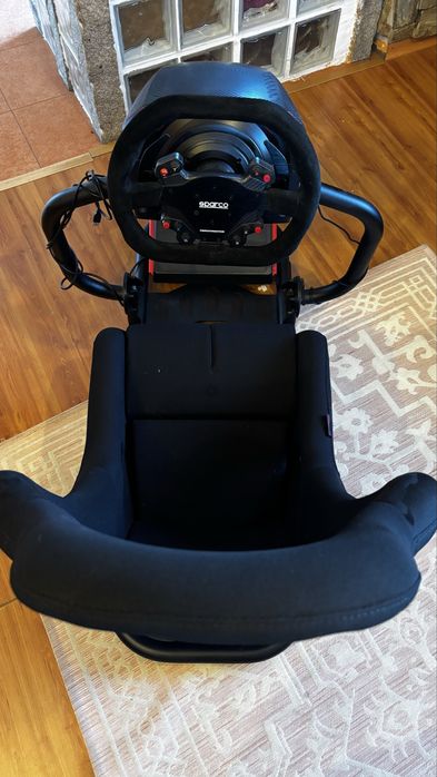 Cockpit Sim Racing Completo – Thrustmaster + Sparco – Excelente Estado