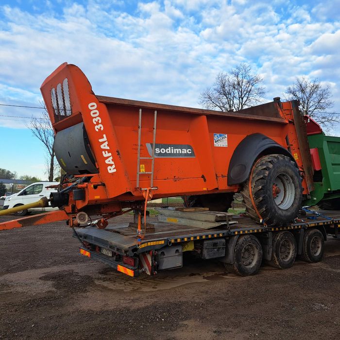 Tytuł rozrzutnik obornika Sodima Coutand Roland