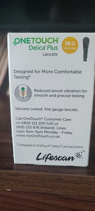 Ланцеты One Touch Delica plus 200 шт.