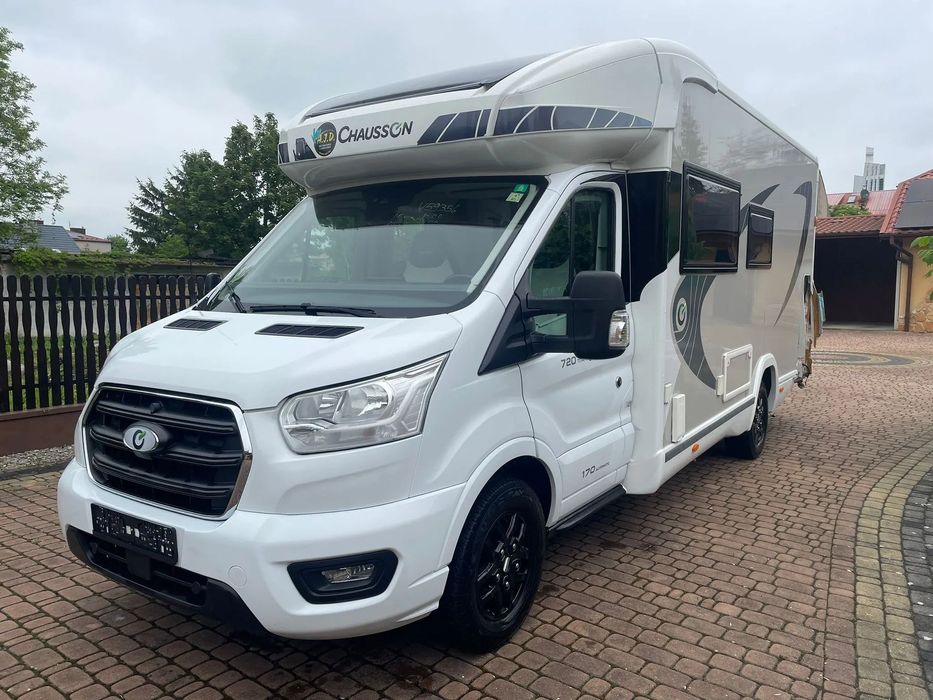Ford Transit  Chausson 720 Półintegra Kamper Automat Ducato 2022 rok 170km