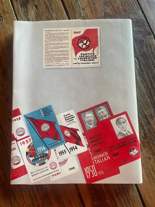 Livro PSDI Un partito una storia Almanacco Congresso 1982 PRE EDIZIONE