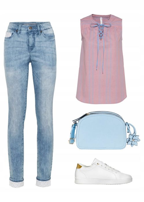 B.P.C bluzka top w paski bawełna r.36