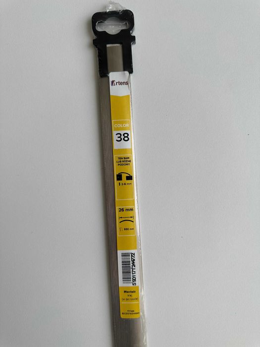 Listwa progowa dylatacyjna Tytan szczotkowany kolor 38