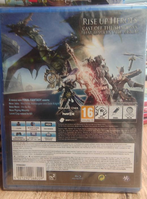 Final Fantasy XIV: Heavensward PS4 PS5 Folia Skup Wymiana SklepRetroWWA