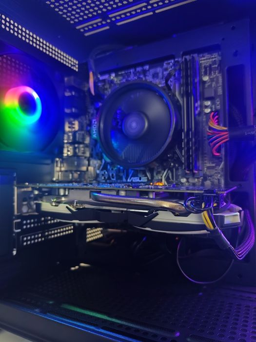 PC Gaming Entry Level – Ryzen 3 + MSI RX 570 4GB + 16GB RAM + Caixa RGB (Nova) + Monitor 22"