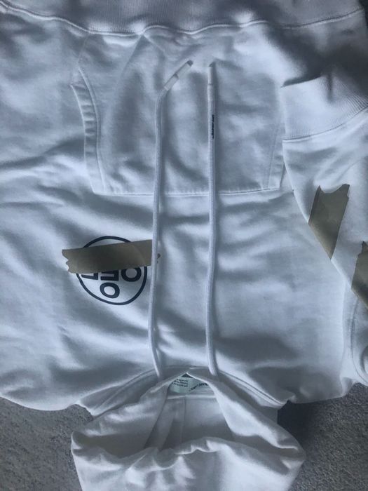 Off white bluza biała unisex